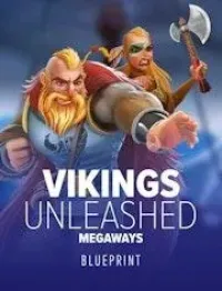 vikings unleashed megaways slot logo